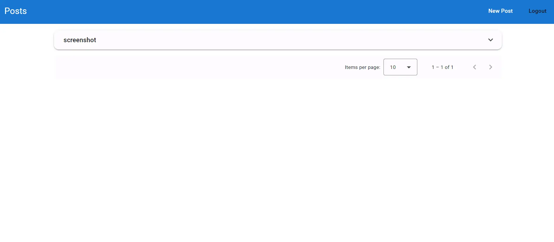Upload Post Page